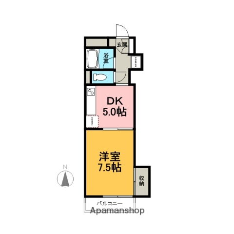 芹澤マンション 3階 1DK 賃貸物件詳細