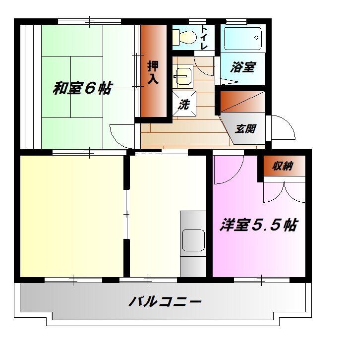 ハイツエスアール 2階 3DK 賃貸物件詳細