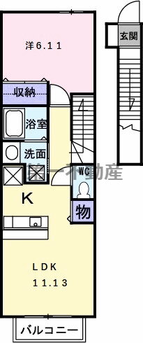 兵庫県西脇市小坂町 新西脇駅 1LDK アパート 賃貸物件詳細
