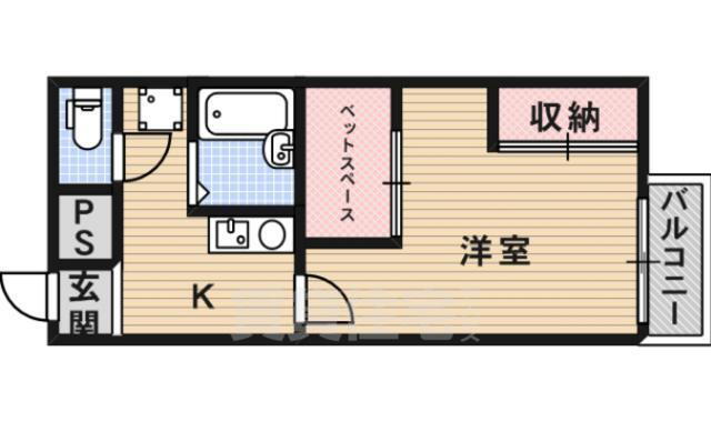 大阪府茨木市学園南町 茨木市駅 1K アパート 賃貸物件詳細