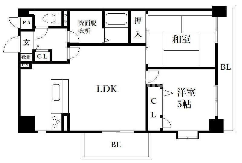 福岡県福岡市博多区博多駅南２ 博多駅 2LDK マンション 賃貸物件詳細