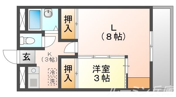 ラフェスタ加東 4階 1LDK 賃貸物件詳細
