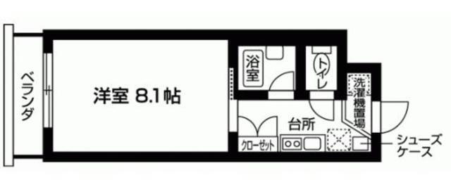 神奈川県相模原市南区鵜野森１ 古淵駅 1K マンション 賃貸物件詳細