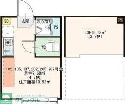 東京都足立区東綾瀬１ 綾瀬駅 ワンルーム アパート 賃貸物件詳細