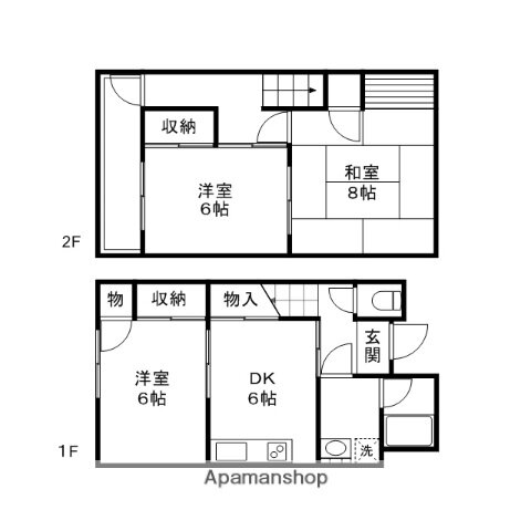 本城住宅 1階 3DK 賃貸物件詳細