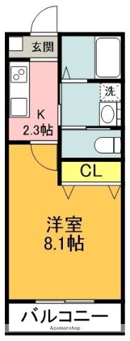 愛知県岡崎市羽根西２ 岡崎駅 1K アパート 賃貸物件詳細