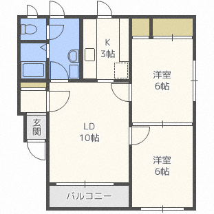 北海道札幌市東区北十七条東１５ 環状通東駅 2LDK マンション 賃貸物件詳細