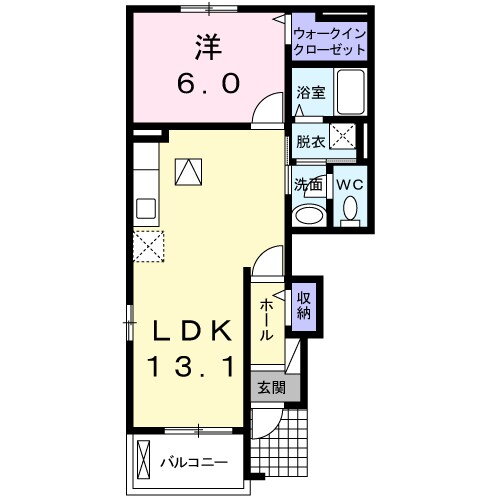 グラン　フルールＩ 1階 1LDK 賃貸物件詳細