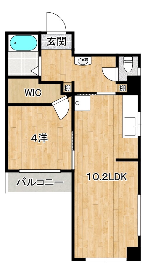 高知県高知市九反田 菜園場町駅 1SLDK マンション 賃貸物件詳細