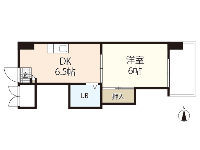 広島県広島市南区松川町 段原一丁目駅 1DK マンション 賃貸物件詳細