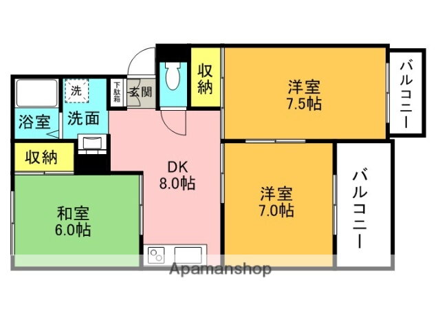 大阪府寝屋川市東神田町 萱島駅 3DK マンション 賃貸物件詳細