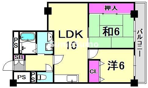 兵庫県尼崎市久々知２ 塚口駅 2LDK マンション 賃貸物件詳細