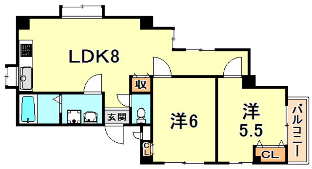 兵庫県神戸市東灘区御影本町２ 御影駅 2LDK マンション 賃貸物件詳細