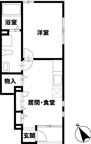 埼玉県久喜市久喜東１ 久喜駅 1DK アパート 賃貸物件詳細