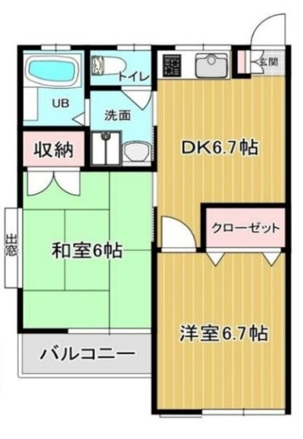 東京都東久留米市柳窪５ 小平駅 2DK アパート 賃貸物件詳細