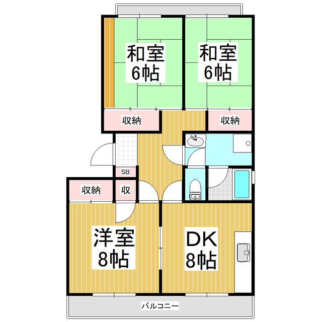メゾンハナムラ 1階 3DK 賃貸物件詳細