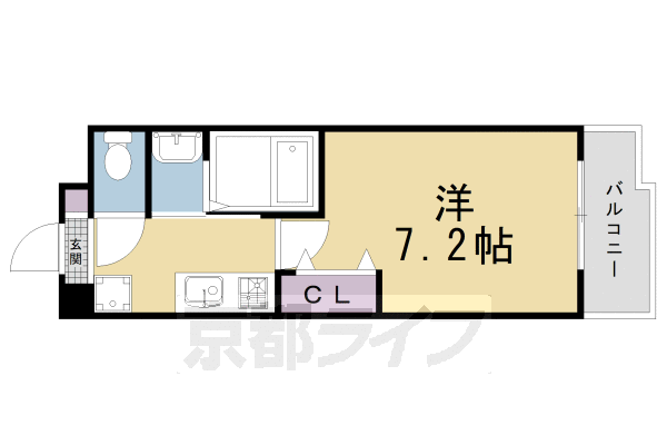 京都府京都市上京区室町頭町 今出川駅 1K アパート 賃貸物件詳細