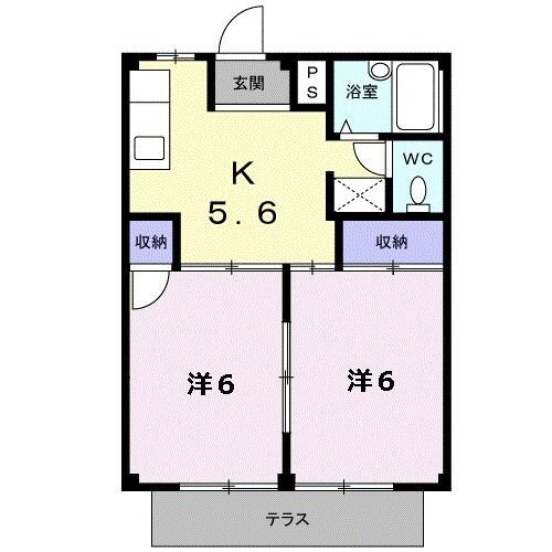 三重県四日市市別名５ 霞ヶ浦駅 2DK アパート 賃貸物件詳細