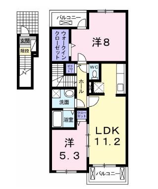 高知県香南市香我美町徳王子 香我美駅 2LDK アパート 賃貸物件詳細