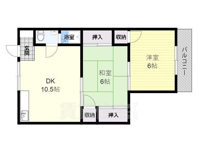 大阪府松原市南新町１ 布忍駅 2LDK マンション 賃貸物件詳細