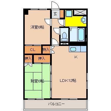 宮崎県宮崎市吉村町江田原 宮崎駅 2LDK マンション 賃貸物件詳細