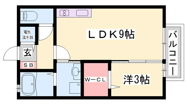 兵庫県姫路市北平野１ 姫路駅 1LDK アパート 賃貸物件詳細