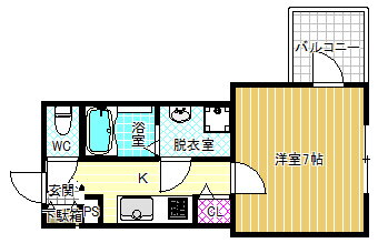 大阪府大阪市中央区島町２ 天満橋駅 1K マンション 賃貸物件詳細