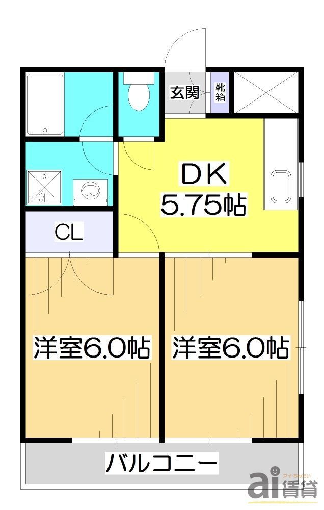 埼玉県新座市野火止６ 新座駅 2DK マンション 賃貸物件詳細