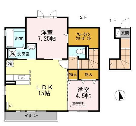 鹿児島県鹿児島市和田１ 慈眼寺駅 2LDK アパート 賃貸物件詳細