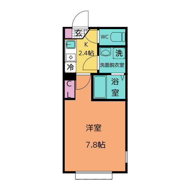 神奈川県横須賀市鷹取２ 追浜駅 1K アパート 賃貸物件詳細