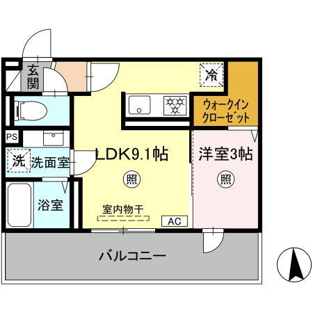 福岡県久留米市津福本町 聖マリア病院前駅 1LDK アパート 賃貸物件詳細