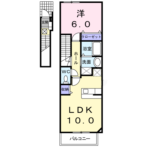 北海道恵庭市相生町４ 恵庭駅 1LDK アパート 賃貸物件詳細