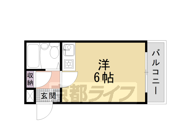 京都府京都市下京区梅小路石橋町 西大路駅 1K マンション 賃貸物件詳細