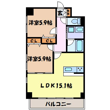 スタジオスクエア大須 10階 2LDK 賃貸物件詳細