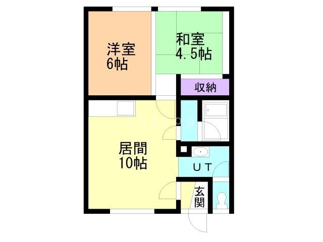 北海道旭川市豊岡八条４ 2LDK アパート 賃貸物件詳細