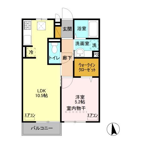 群馬県藤岡市森 北藤岡駅 1LDK アパート 賃貸物件詳細