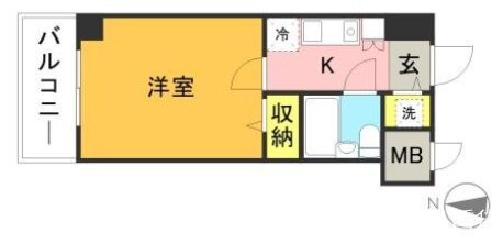 福岡県福岡市博多区千代１ 吉塚駅 1K マンション 賃貸物件詳細
