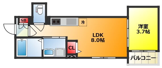 大阪府大阪市東淀川区東中島３ 新大阪駅 1LDK マンション 賃貸物件詳細