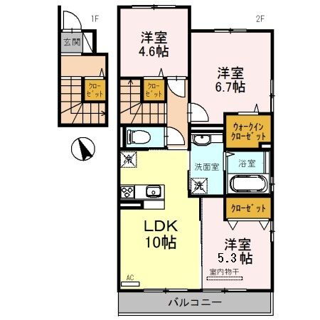 和歌山県和歌山市新在家 和歌山駅 3LDK アパート 賃貸物件詳細