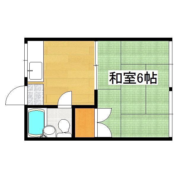 鹿児島県鹿児島市常盤１ 1K アパート 賃貸物件詳細