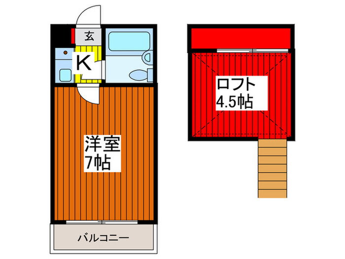 埼玉県川口市芝西２ 蕨駅 1K アパート 賃貸物件詳細