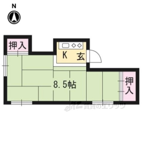 京都府京都市左京区一乗寺河原田町 茶山・京都芸術大学駅 ワンルーム アパート 賃貸物件詳細