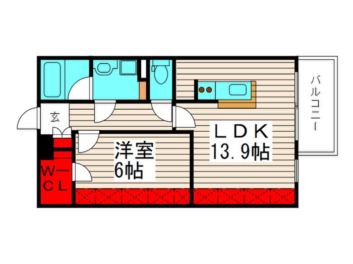 サウンド竹の塚ビル 5階 1LDK 賃貸物件詳細
