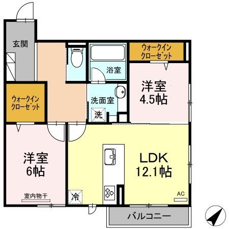 広島県広島市安佐南区川内１ 古市駅 2LDK アパート 賃貸物件詳細