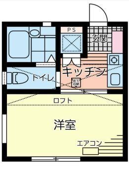 神奈川県横浜市鶴見区下末吉３ 鶴見駅 1K アパート 賃貸物件詳細