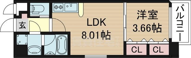 プレジオ新大阪 5階 1LDK 賃貸物件詳細