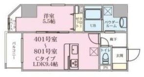 ＩＬ　ＰＲＩＭＯ　ＫＩＳＯＹＡ 4階 1LDK 賃貸物件詳細
