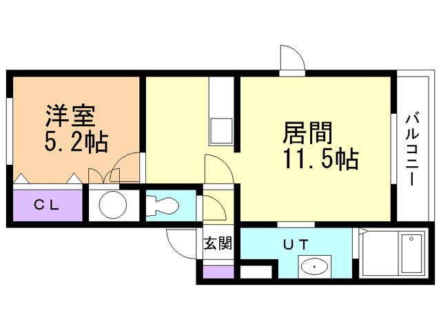 北海道函館市石川町 桔梗駅 1LDK アパート 賃貸物件詳細