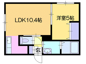 北海道恵庭市相生町１ 恵庭駅 1LDK マンション 賃貸物件詳細