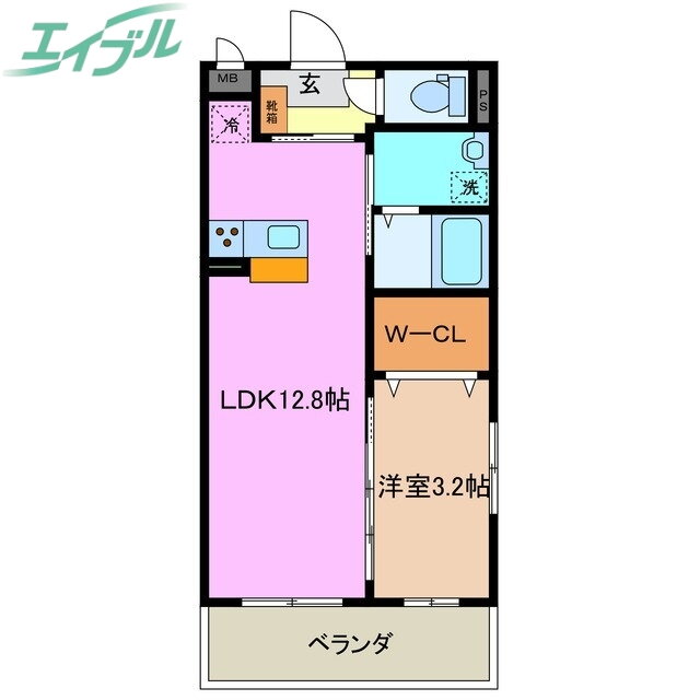 三重県四日市市白須賀１ 霞ヶ浦駅 1LDK マンション 賃貸物件詳細